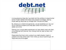 Tablet Screenshot of debt.net